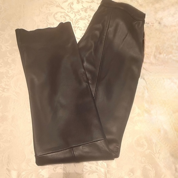 Brand New with tags. soft  leather pants - Picture 8 of 11
